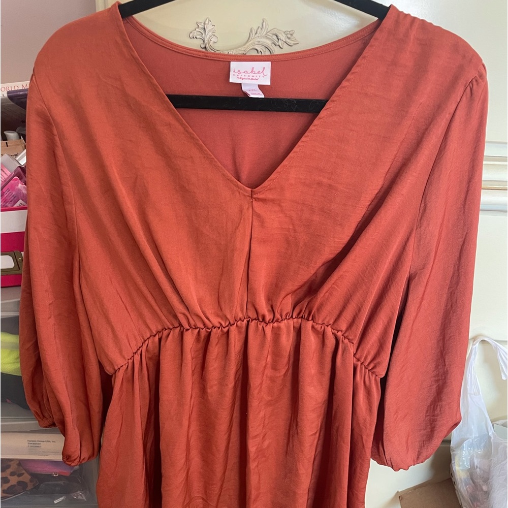 Isabel maternity blouse